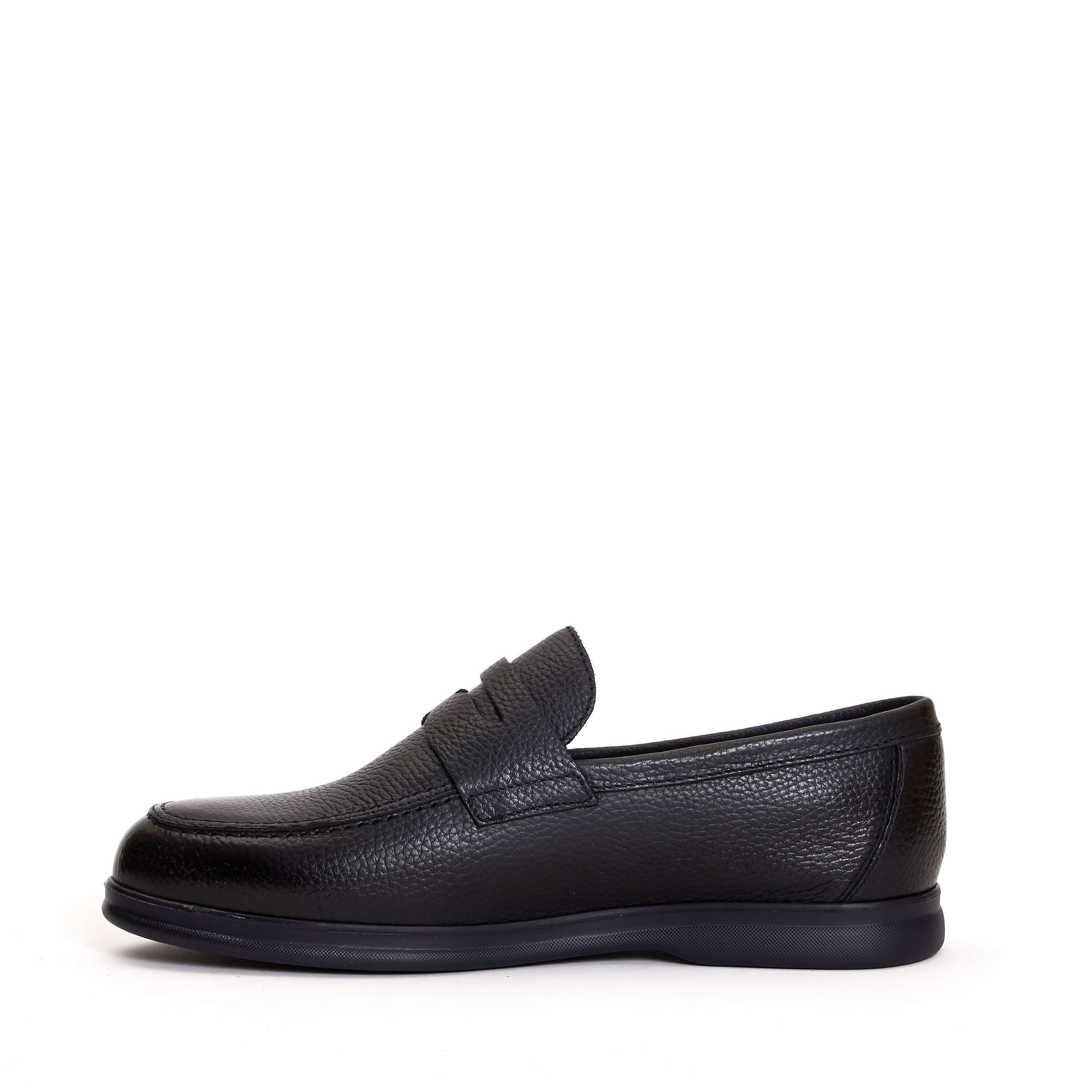 DOUCAL'S Moccasins with Hammered Texture