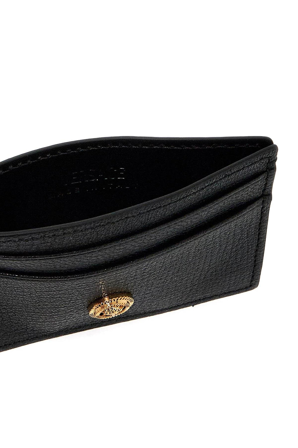 VERSACE Mini Leather Medusa Card Holder