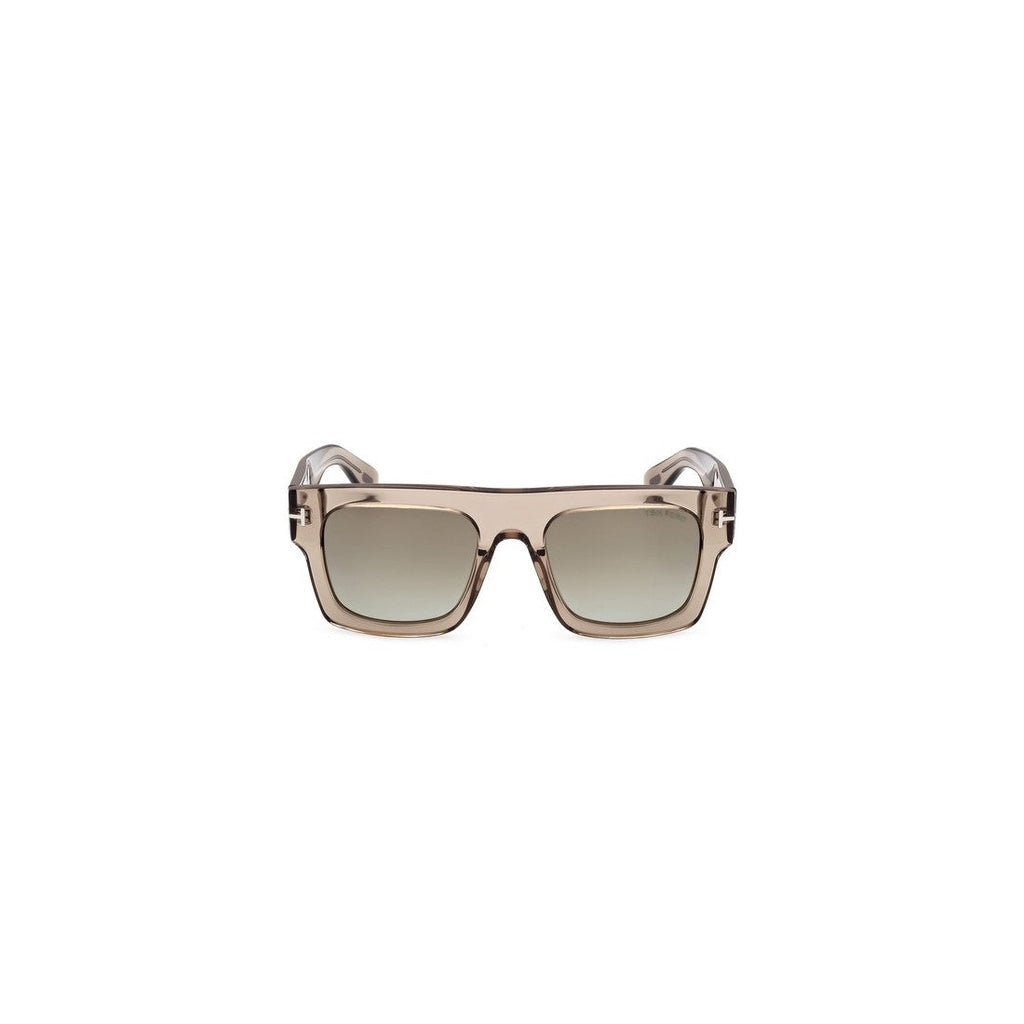 TOM FORD Stylish Men's Mini Sunglasses with Green Mirror Lenses