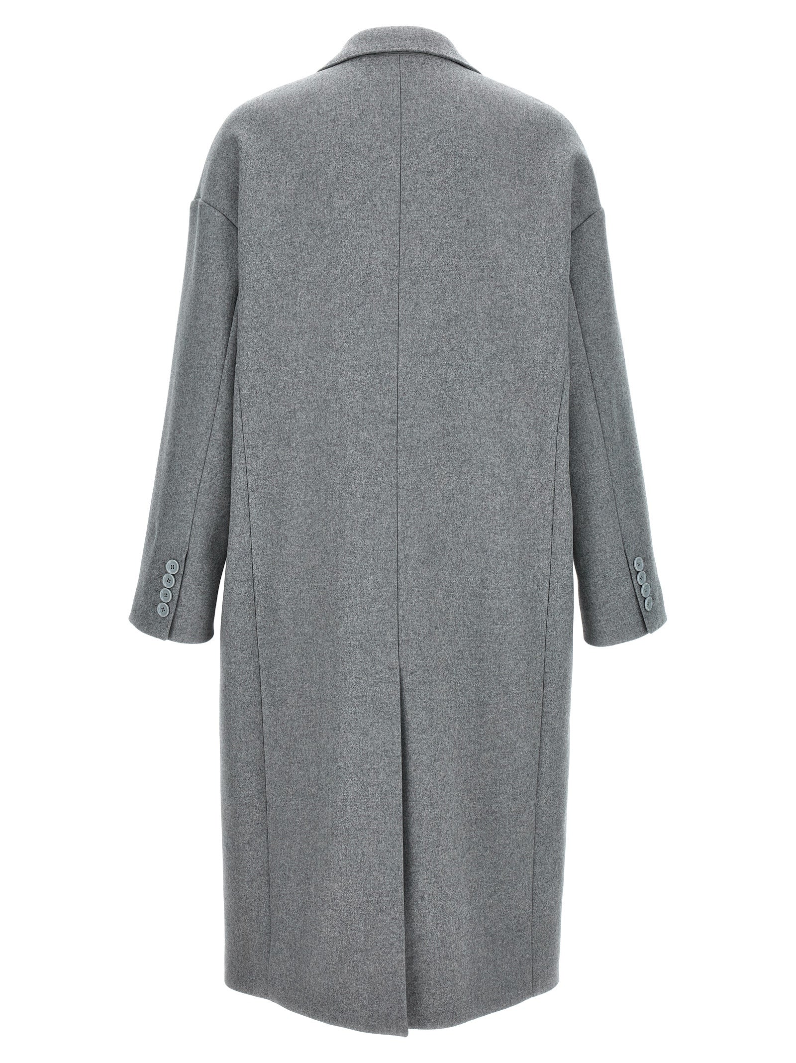 Dolce & Gabbana Single Breasted Wool Coat