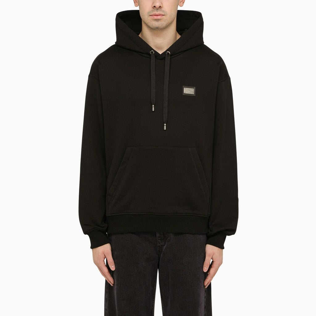 Dolce&Gabbana Black Hoodie With Logo