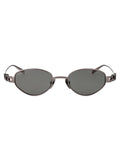 GUCCI Chic Round Metal Sunglasses for Women