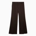 Dolce&Gabbana Brown Flared Cotton Trousers