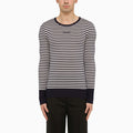 Dolce&Gabbana Black And White Striped Long Sleeved Jersey