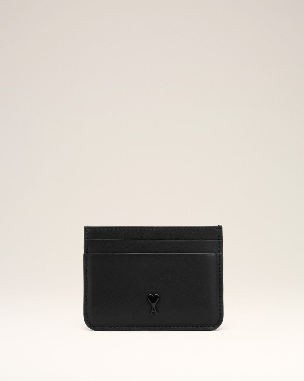 AMI PARIS Mini Leather Card Holder