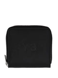 Y-3 Mini Zip-Around Leather Wallet for Men