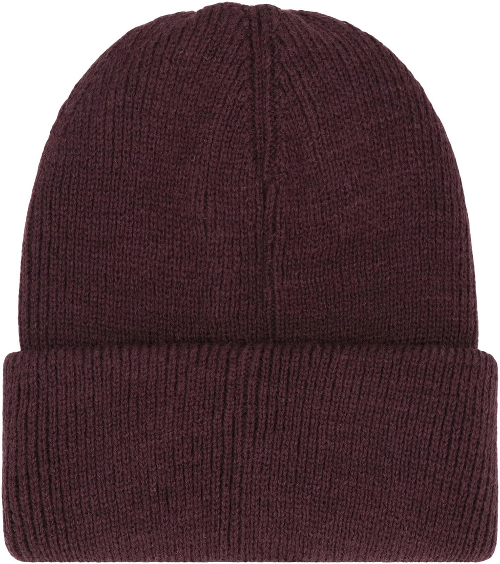 Y-3 Knit Hat with Logo