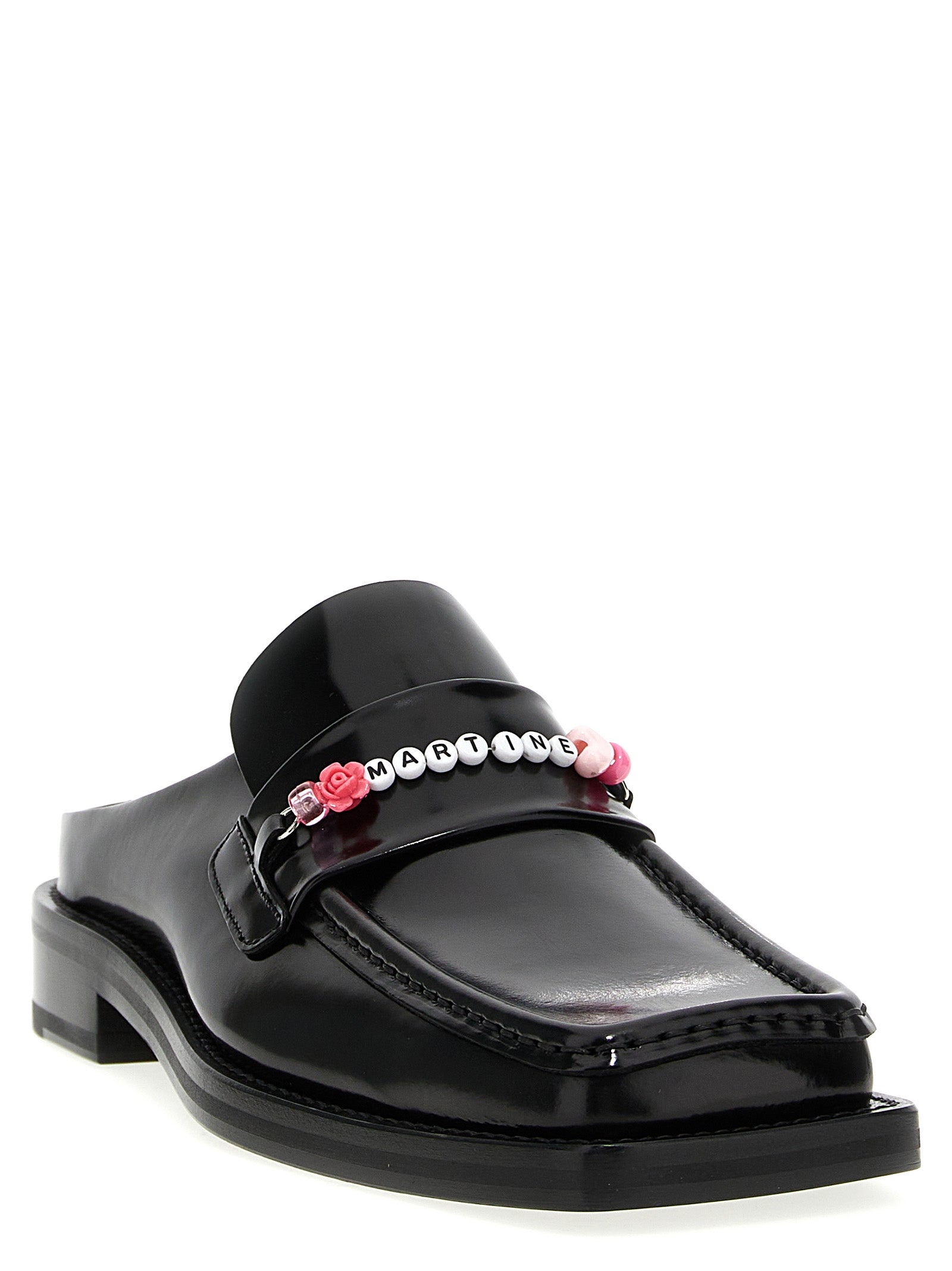 Martine Rose 'Beaded Square Toe' Mules