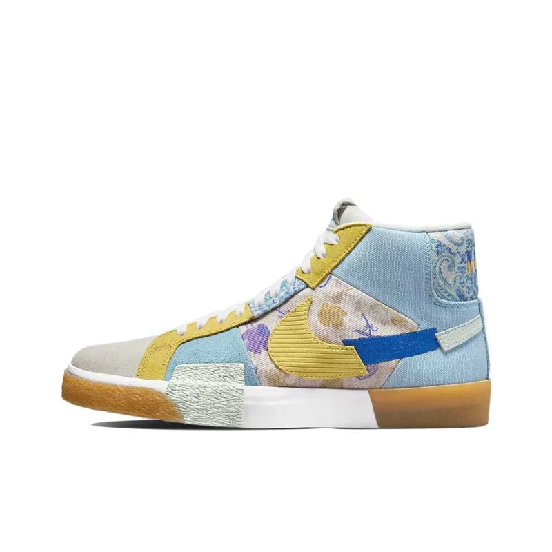 Nike SB Zoom Blazer Mid Premium Paisley Pack Boarder Blue