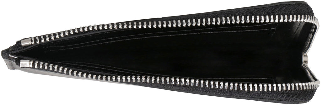 PALM ANGELS Mini Leather Card Holder