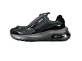 Prada Brushed Leather Bike Fabric Suede Garnet Black