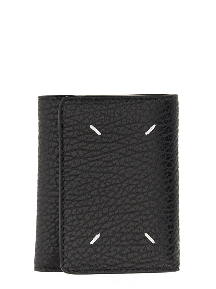 MAISON MARGIELA Mini Leather Wallet with Four Stitches