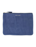 COMME DES GARÇONS WALLET Textured Leather Mini Pouch Handbag (16.5cm x 22cm)