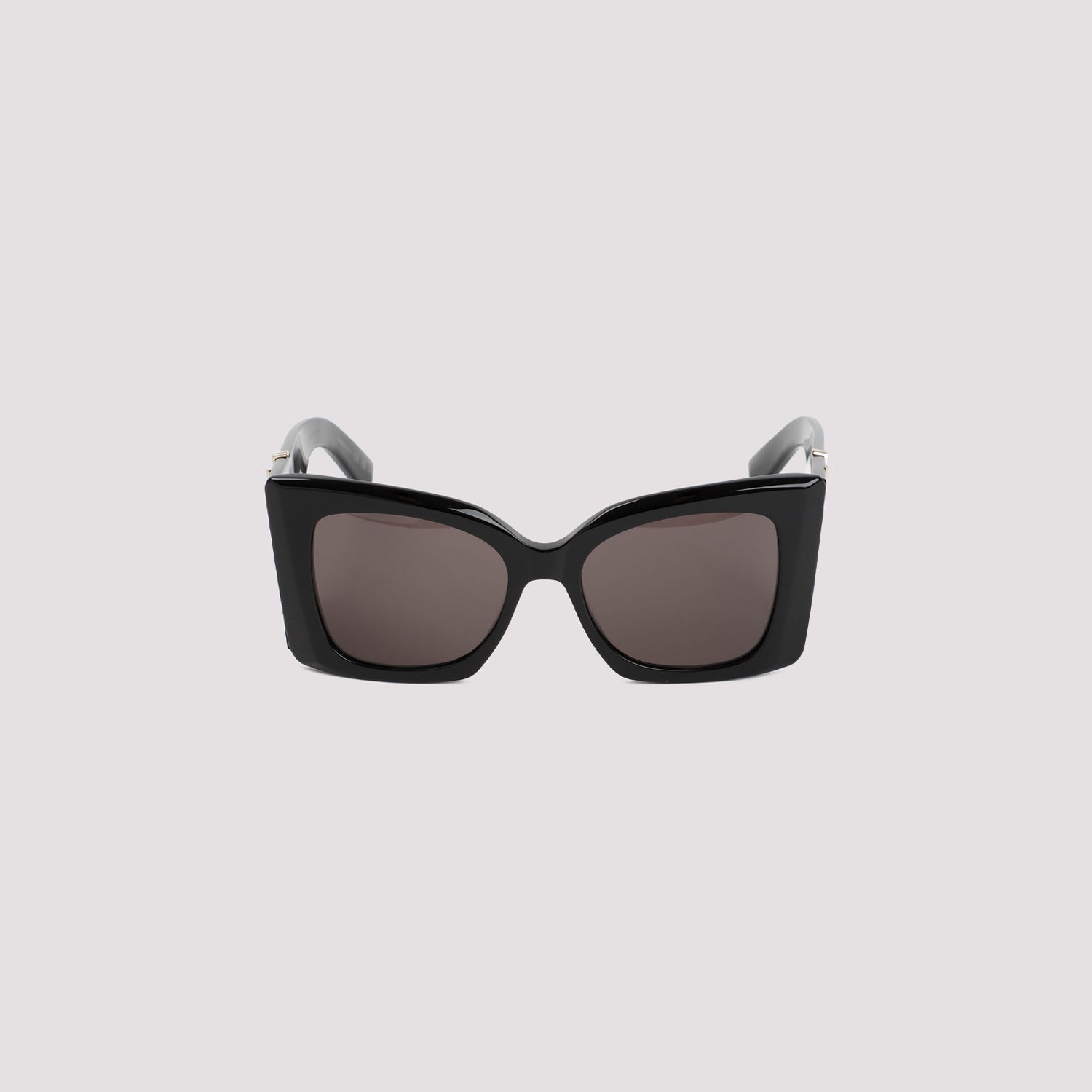 SAINT LAURENT Sleek Acetate Sunglasses with Gold Details