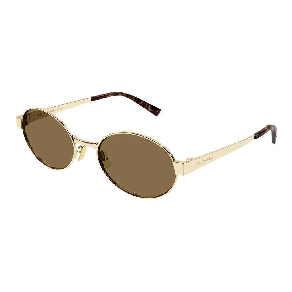 SAINT LAURENT Elegant Metal Frame Sunglasses for Women