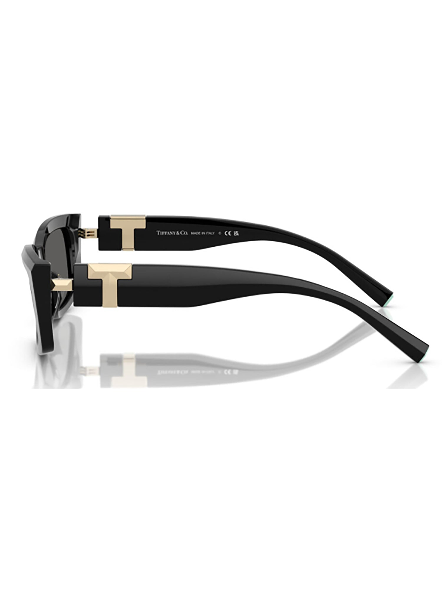 TIFFANY & CO. Sleek Metallic Sunglasses with 140mm Temples