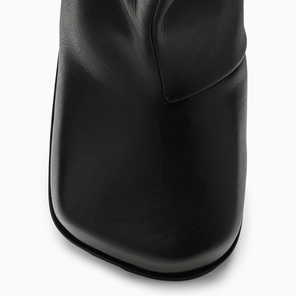 Yume Yume High Black Faux Leather Boot
