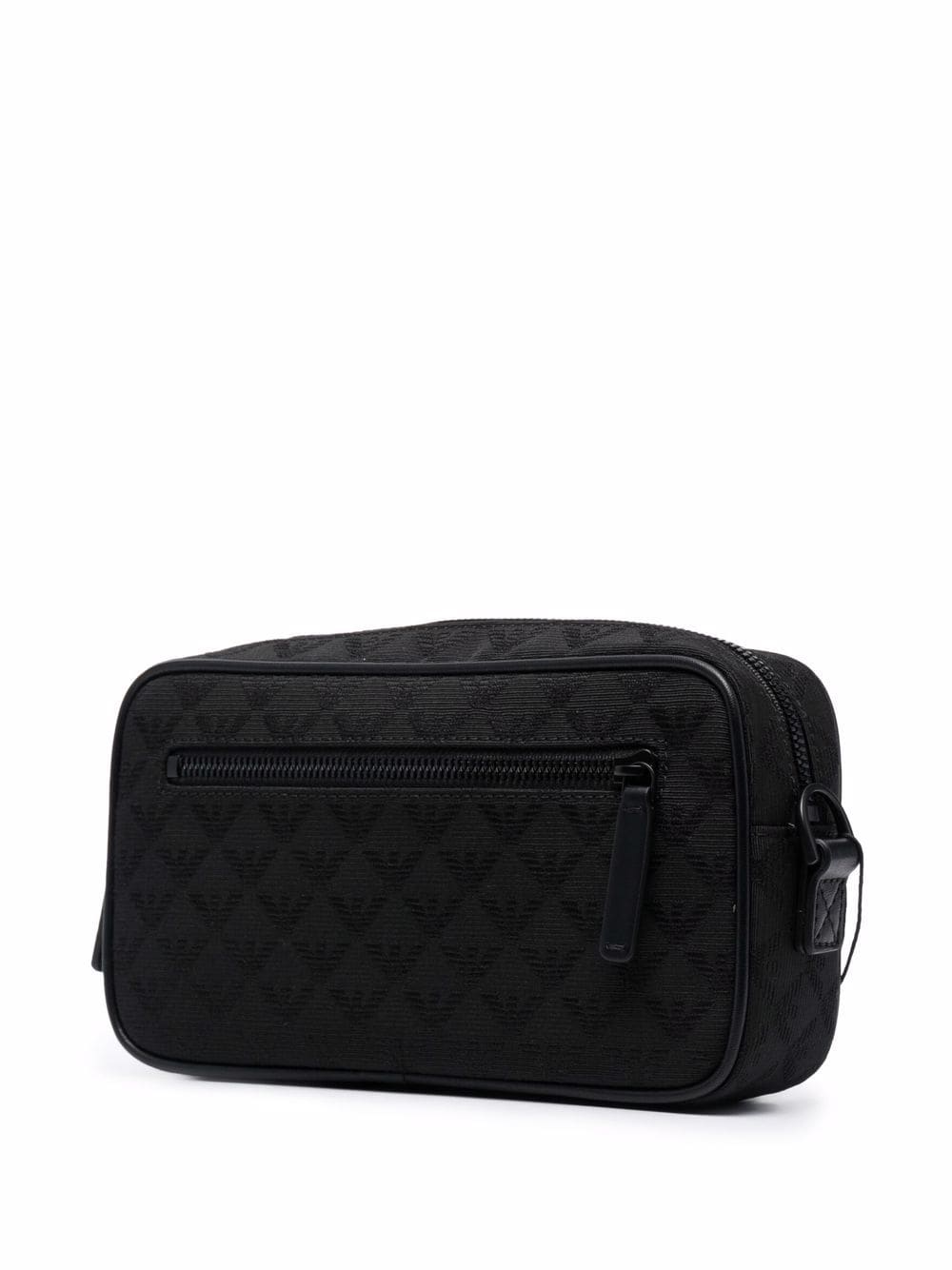 EMPORIO ARMANI Allover Logo Wash Mini Handbag