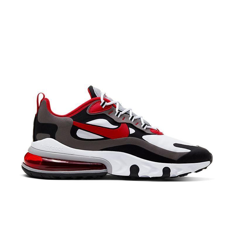 Nike Air Max 270 React 'Black Iron Grey University Red'