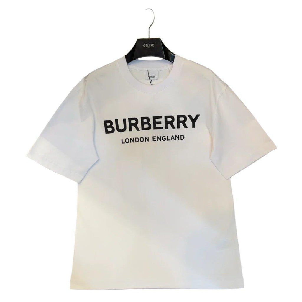 Burberry T-Shirt Without Collar 'White & Black'
