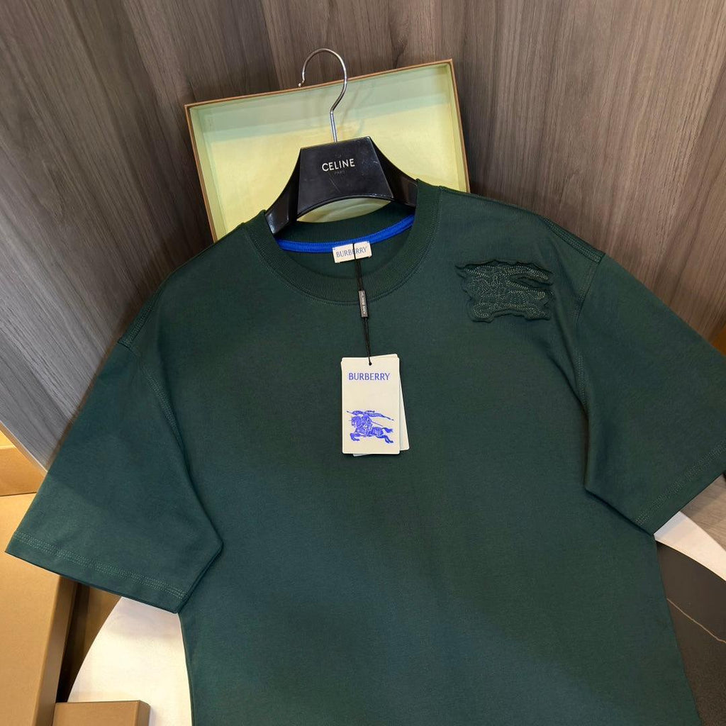 Burberry T-Shirt Without Collar 'Green'