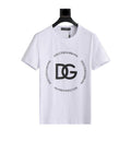Dolce & Gabbana T-Shirt Without Collar 'White & Black'