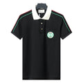Gucci Black T-shirt with a collar