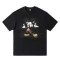 Balenciaga Black Mickey Mouse T-Shirt Without Collar