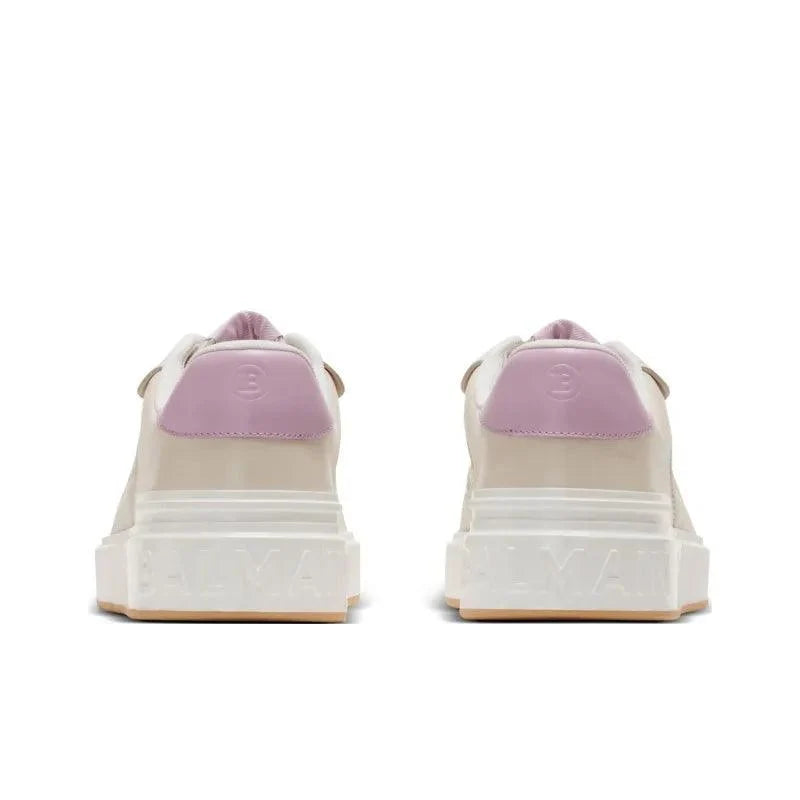 BALMAIN B-Court Flip Leather Sneakers
