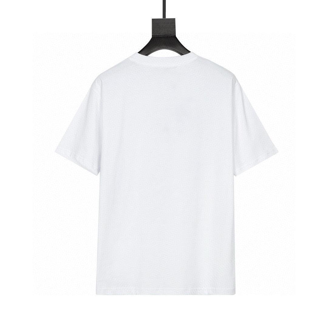 Burberry T-Shirt Without Collar 'White & Beige'