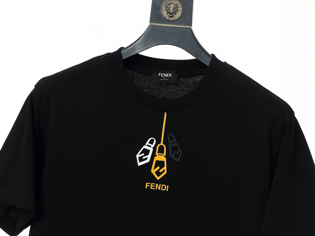Fendi T-Shirt without Collar 'Black'