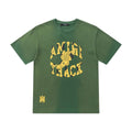 Amiri Faded Green T-Shirt Without Collar
