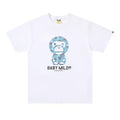 Bathing Ape White Baby Milo T-Shirt without Collar