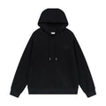 Dior Classic Letter Embroidered Hoodie Black