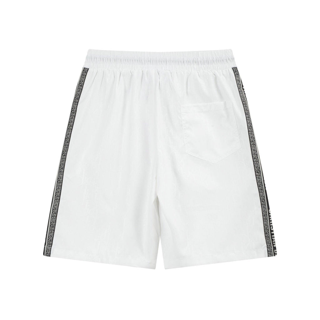 Dior Knit Basketball Shorts 'White/Black'