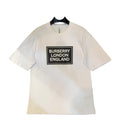 Burberry White T-Shirt Without Collar