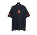 Balenciaga Burning Unity T-Shirt Oversized in black vintage jersey