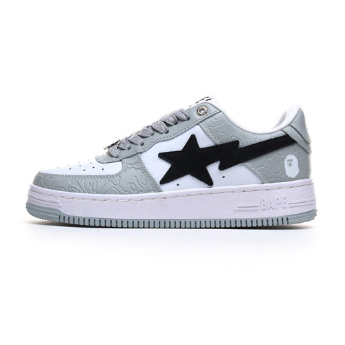 A Bathing Ape Bape Sta Low 'Grey Black'